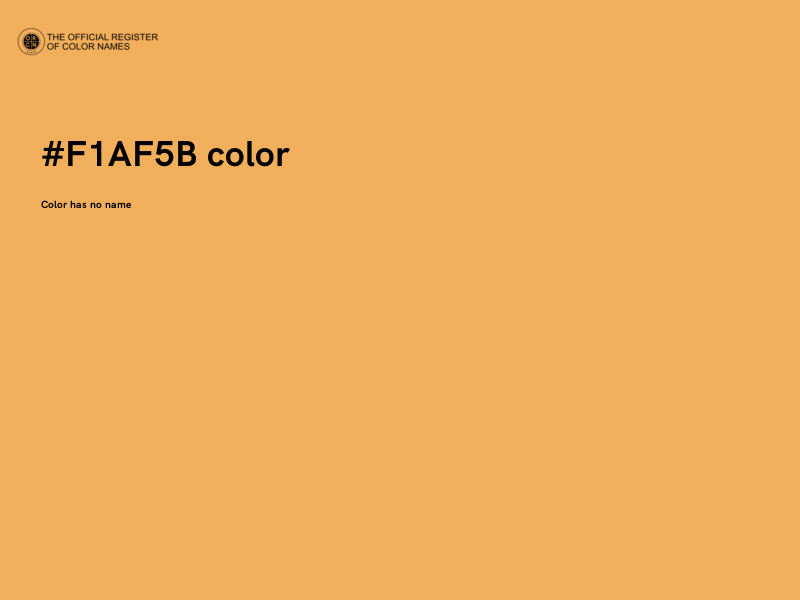 #F1AF5B color image