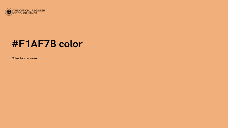 #F1AF7B color image