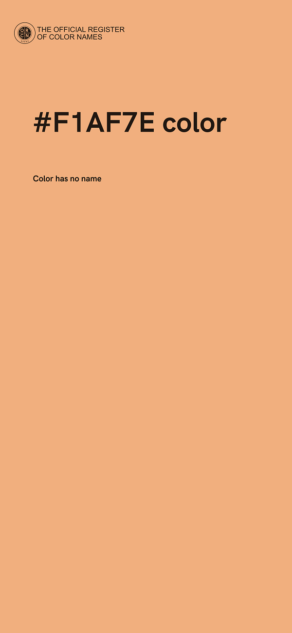 #F1AF7E color image