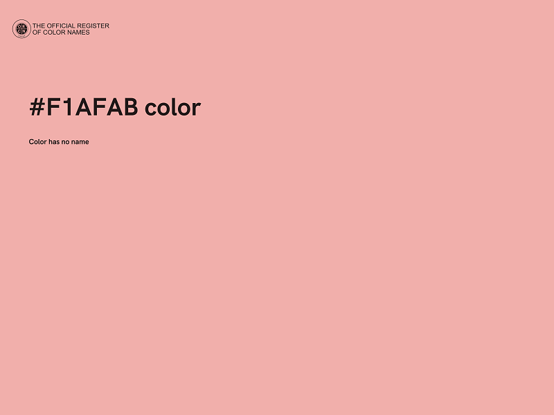 #F1AFAB color image