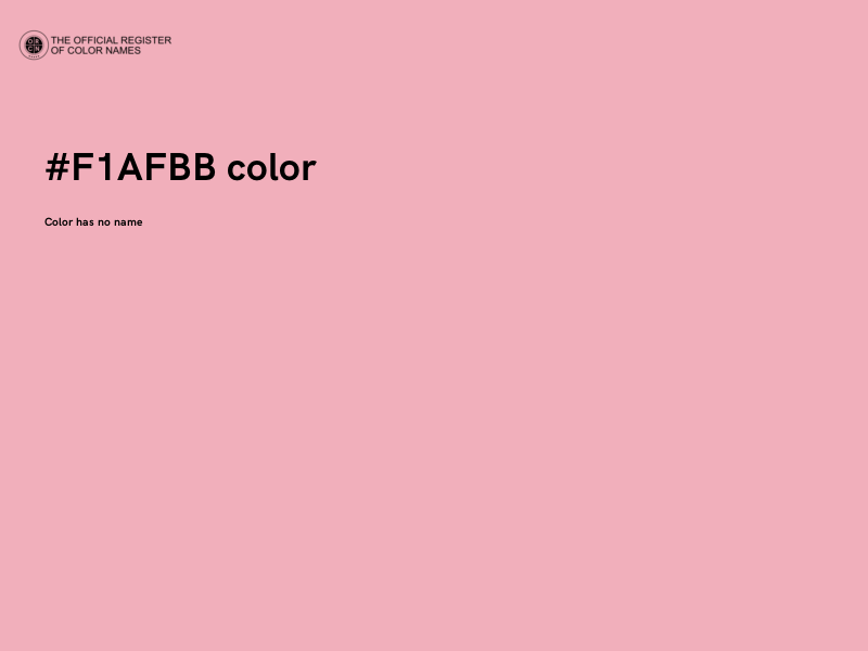 #F1AFBB color image
