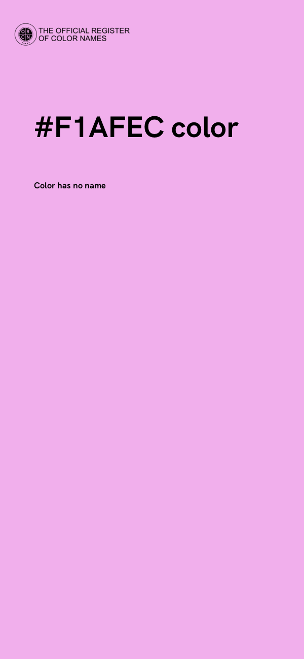 #F1AFEC color image