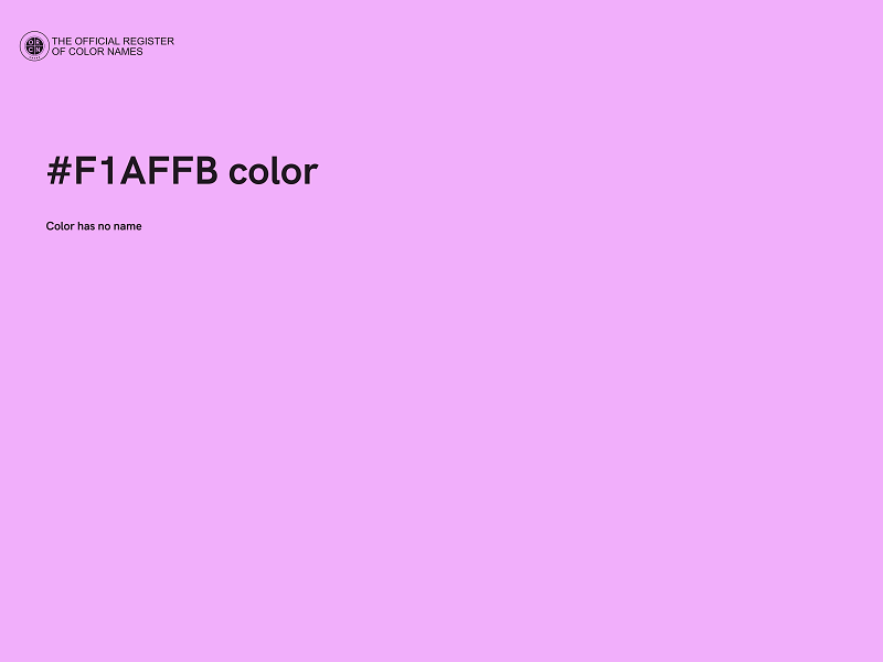 #F1AFFB color image