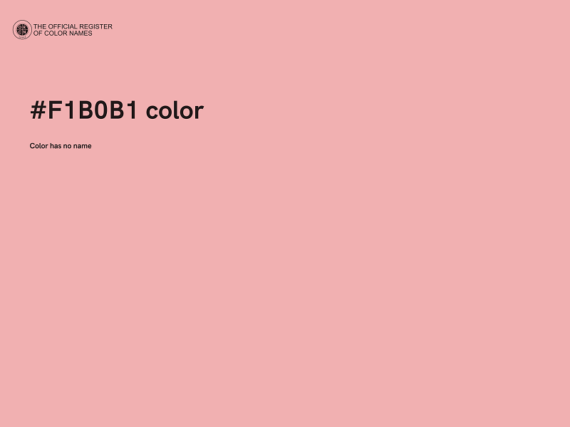 #F1B0B1 color image