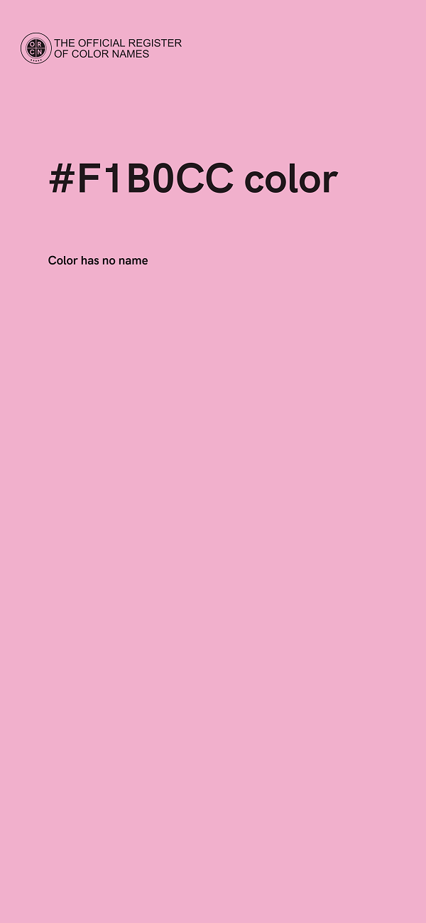 #F1B0CC color image