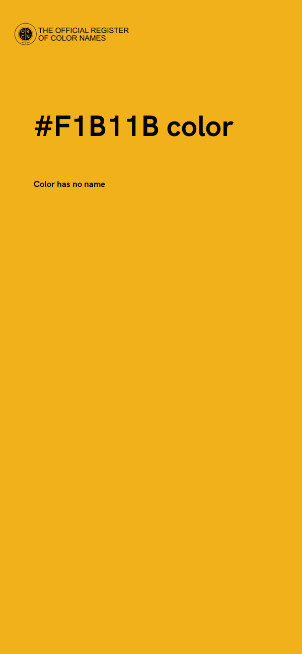 #F1B11B color image