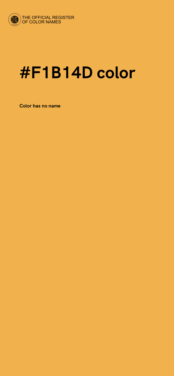 #F1B14D color image