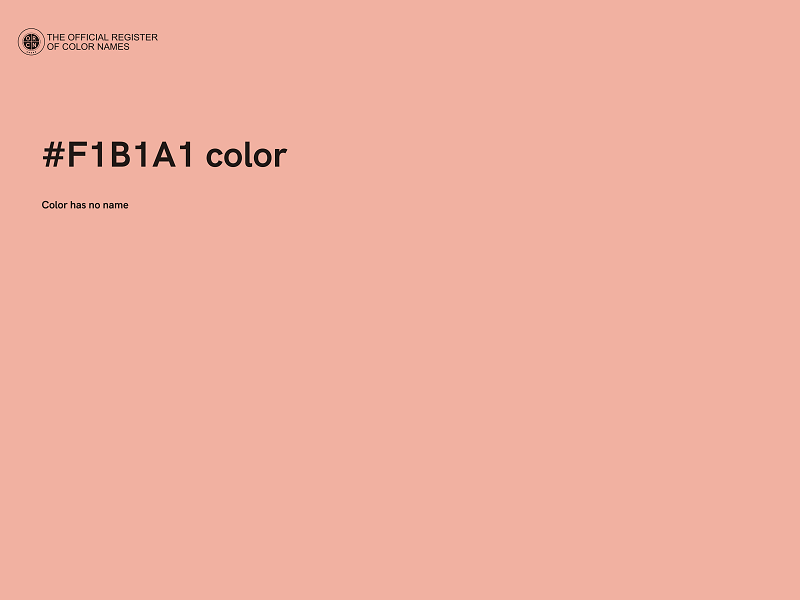 #F1B1A1 color image