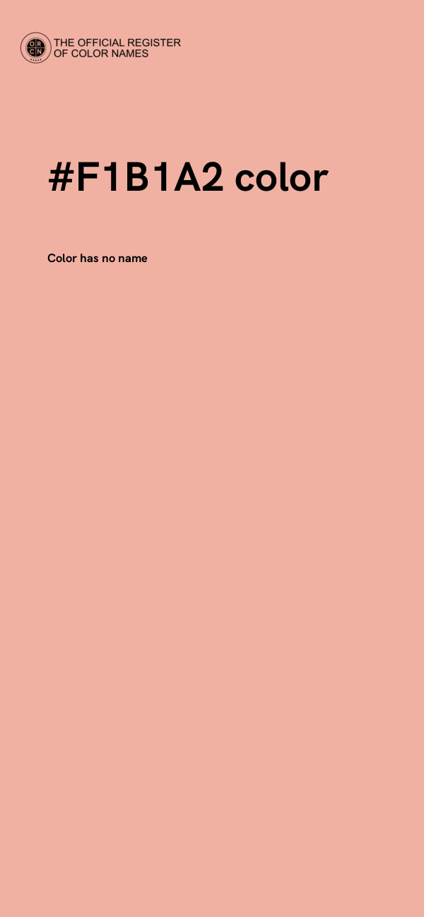 #F1B1A2 color image