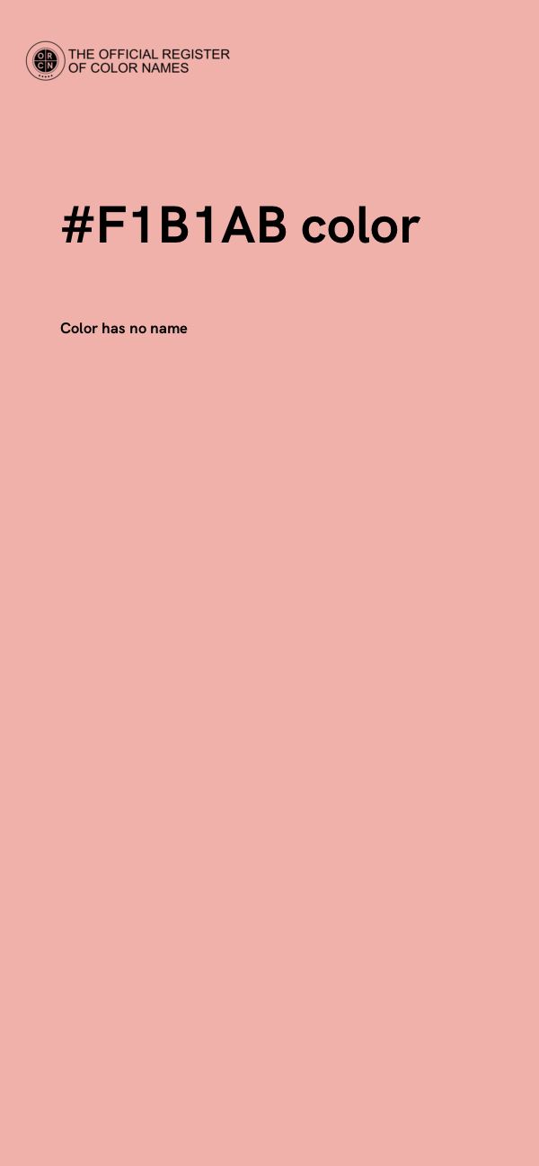 #F1B1AB color image
