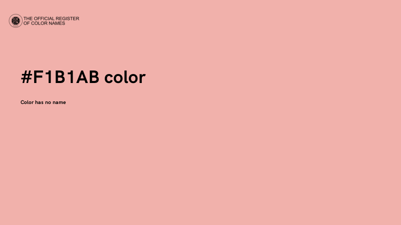#F1B1AB color image