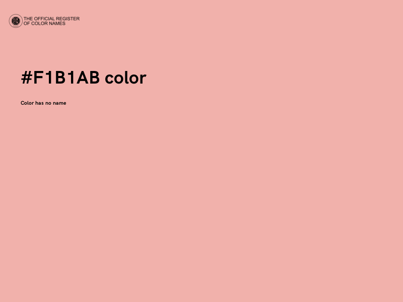#F1B1AB color image