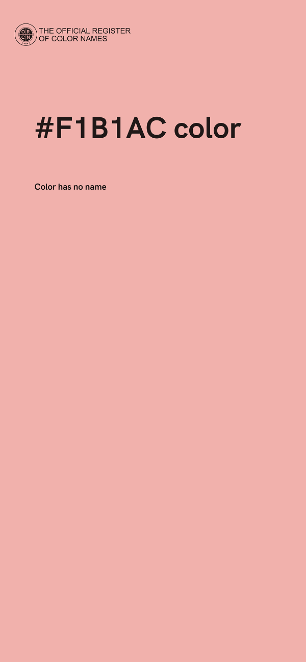 #F1B1AC color image