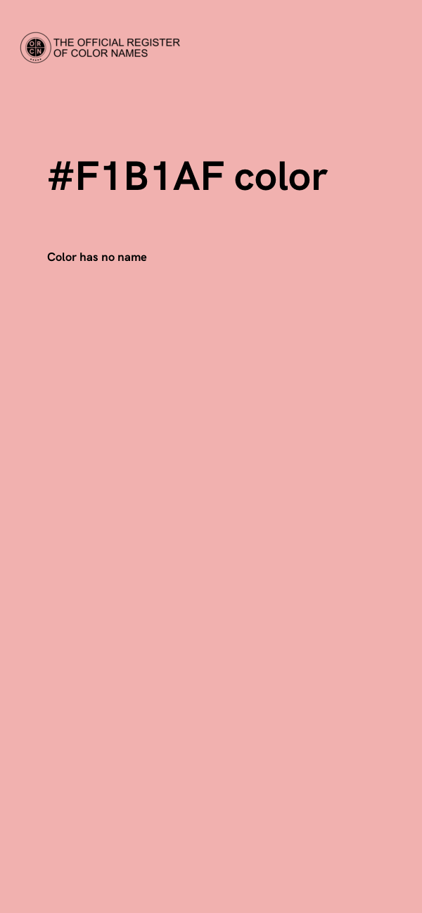 #F1B1AF color image