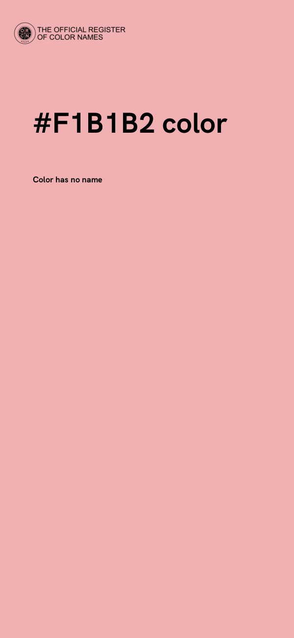 #F1B1B2 color image