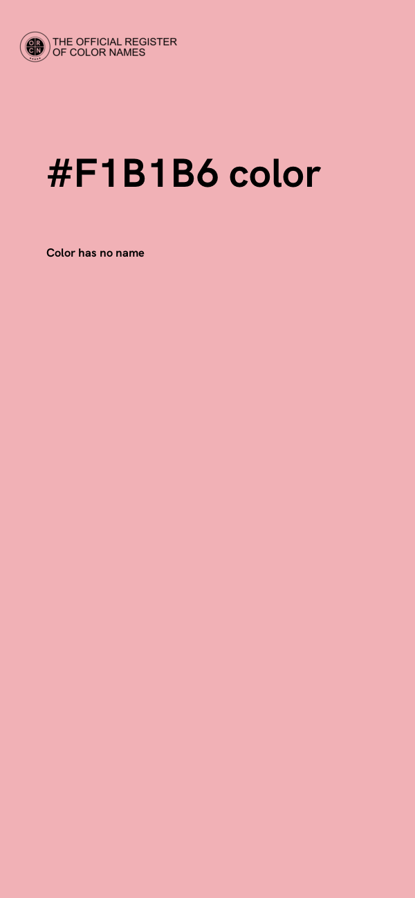 #F1B1B6 color image