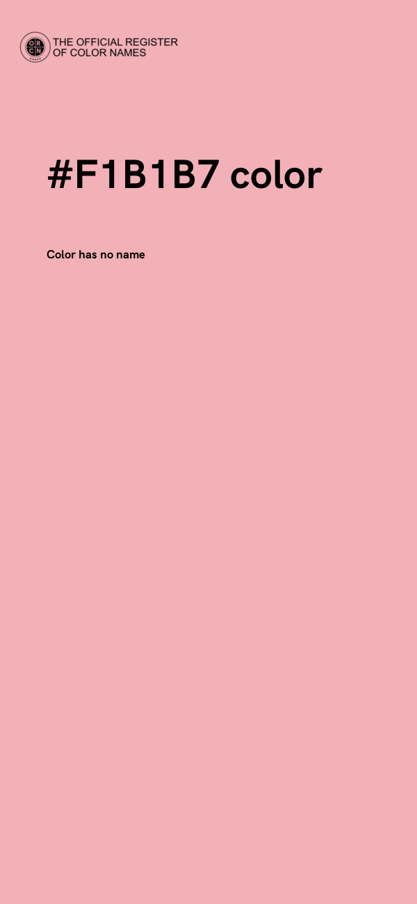 #F1B1B7 color image