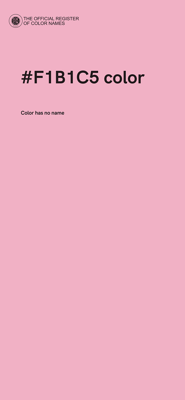 #F1B1C5 color image