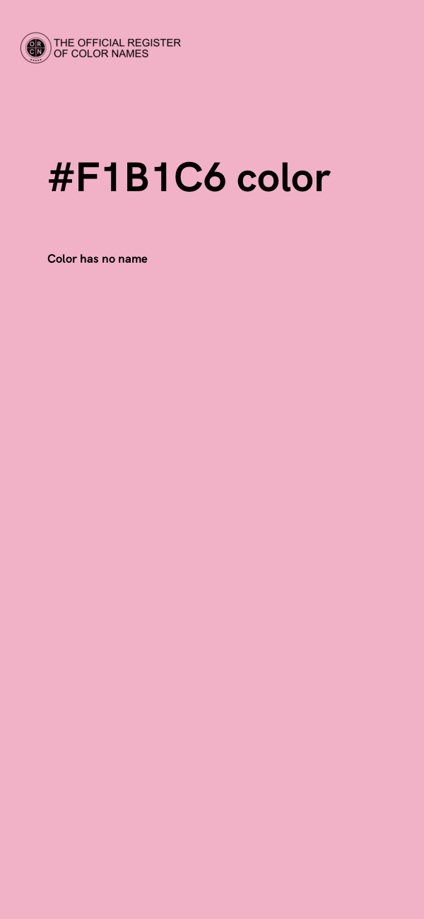 #F1B1C6 color image