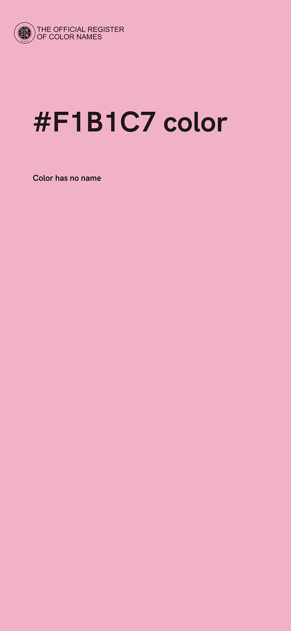 #F1B1C7 color image