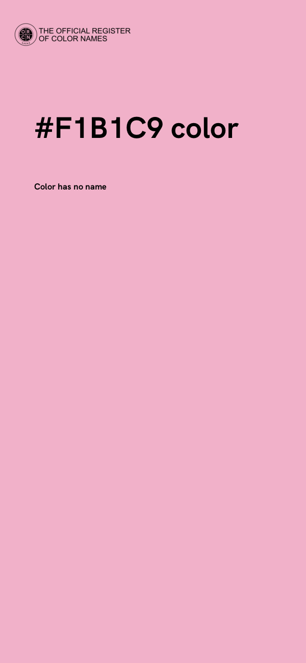 #F1B1C9 color image