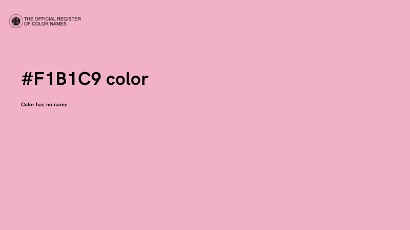 #F1B1C9 color image