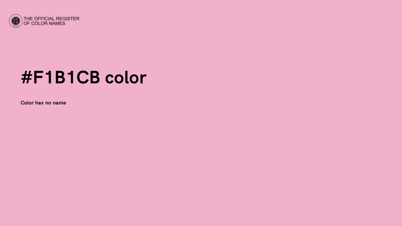 #F1B1CB color image