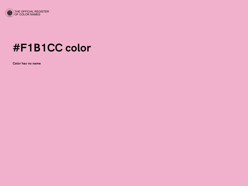 #F1B1CC color image