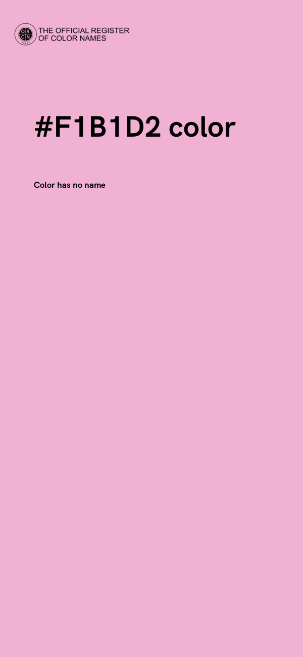 #F1B1D2 color image