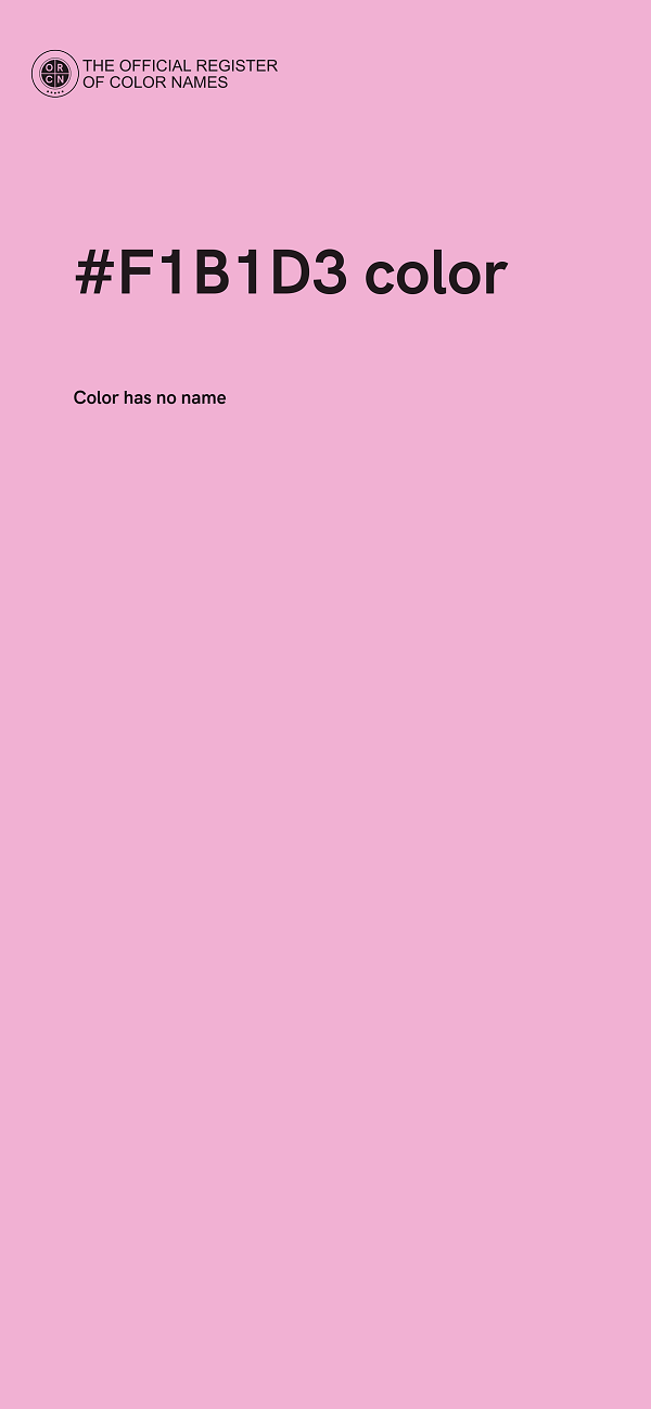 #F1B1D3 color image