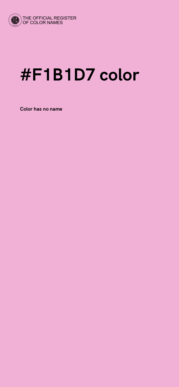 #F1B1D7 color image