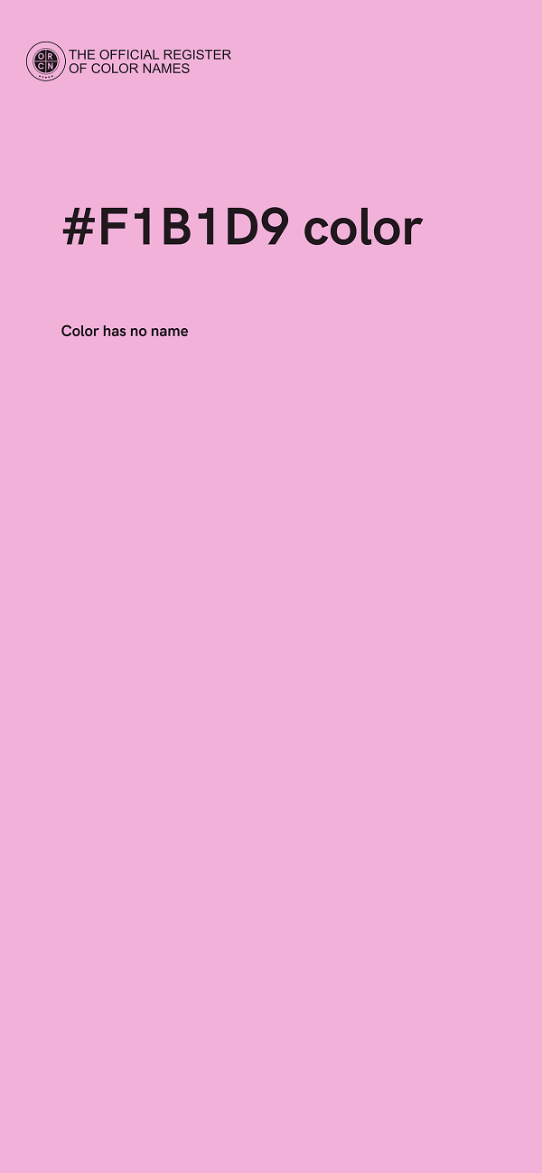 #F1B1D9 color image