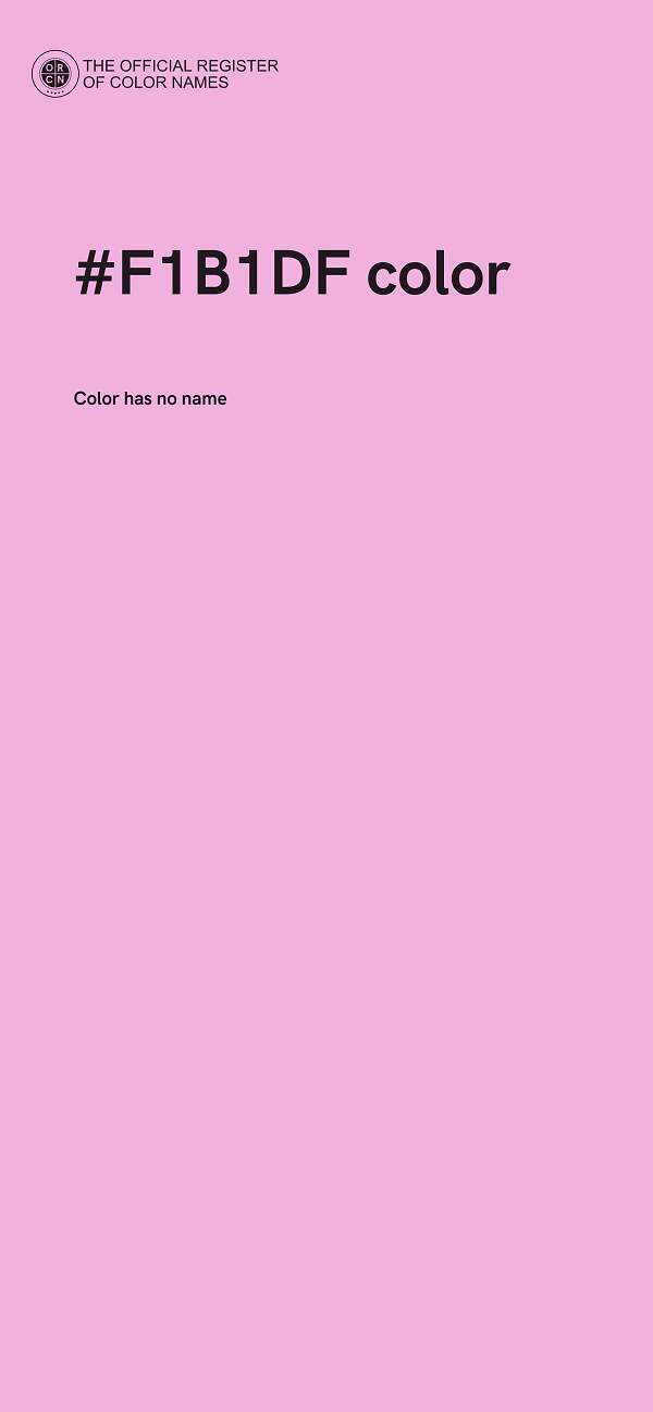 #F1B1DF color image