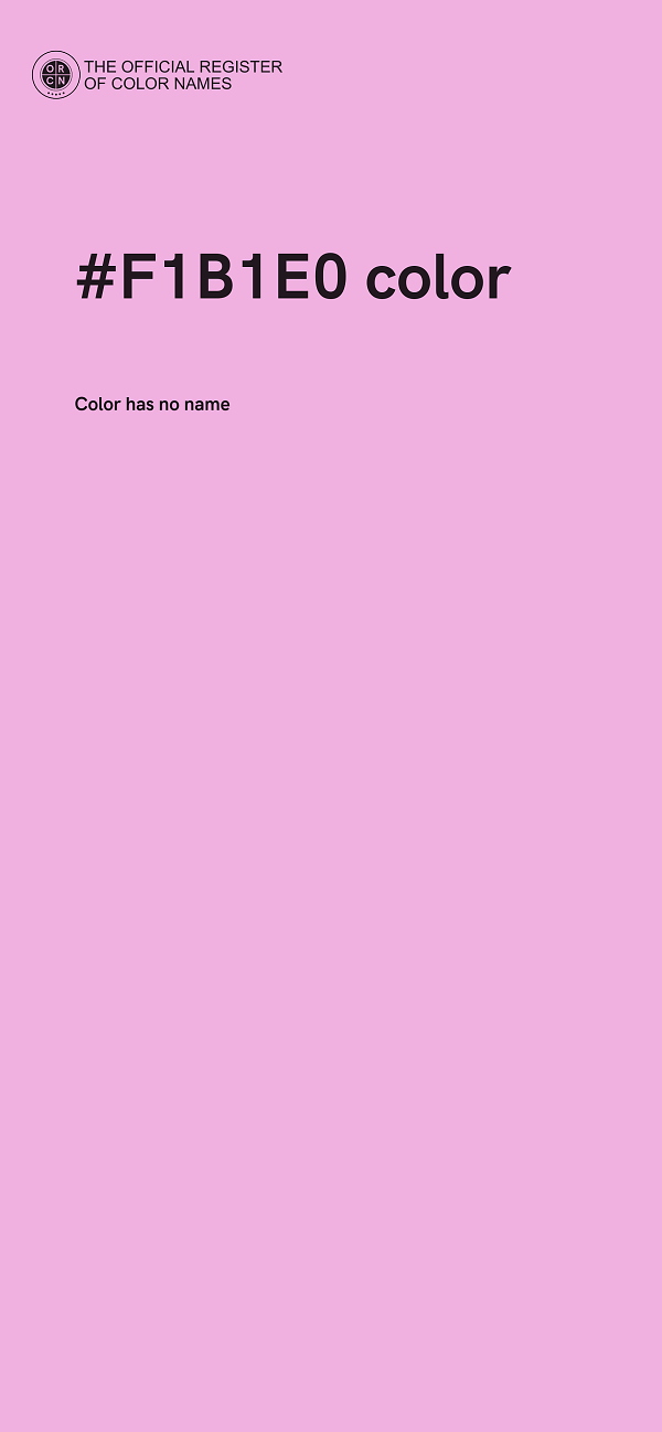 #F1B1E0 color image