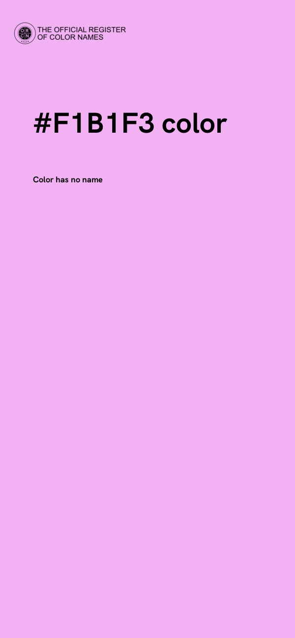 #F1B1F3 color image