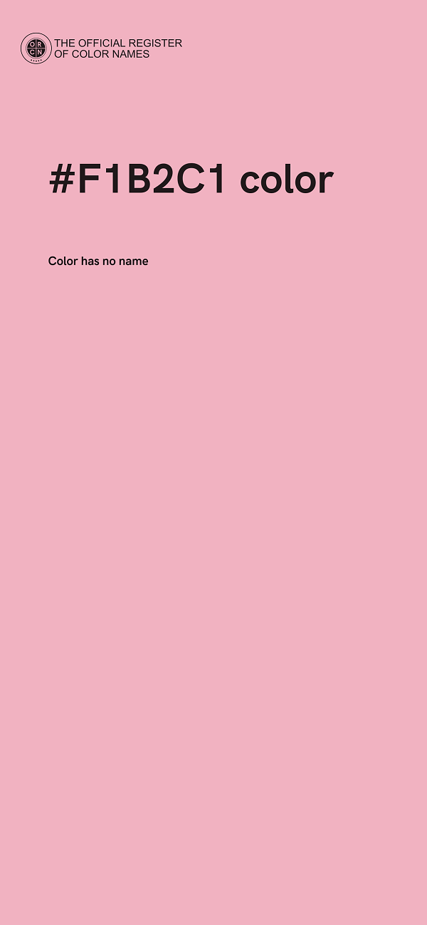 #F1B2C1 color image