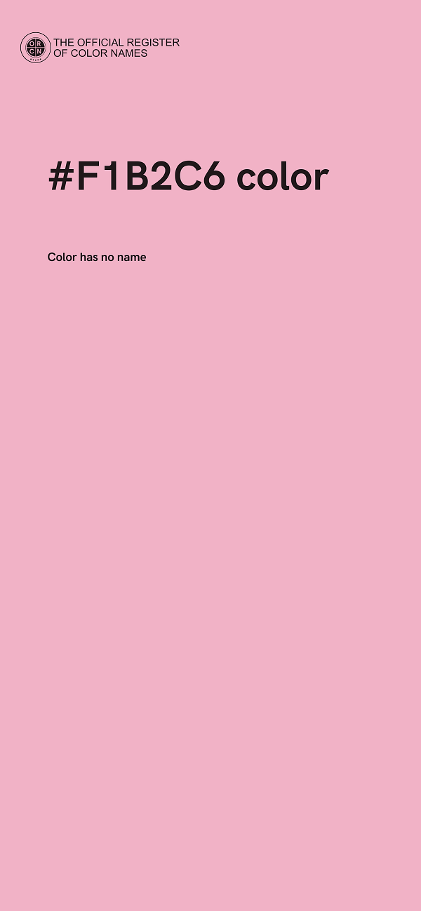 #F1B2C6 color image