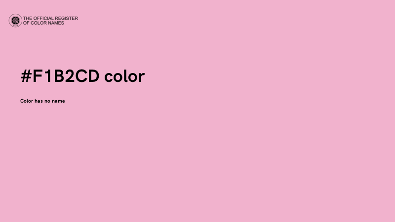 #F1B2CD color image