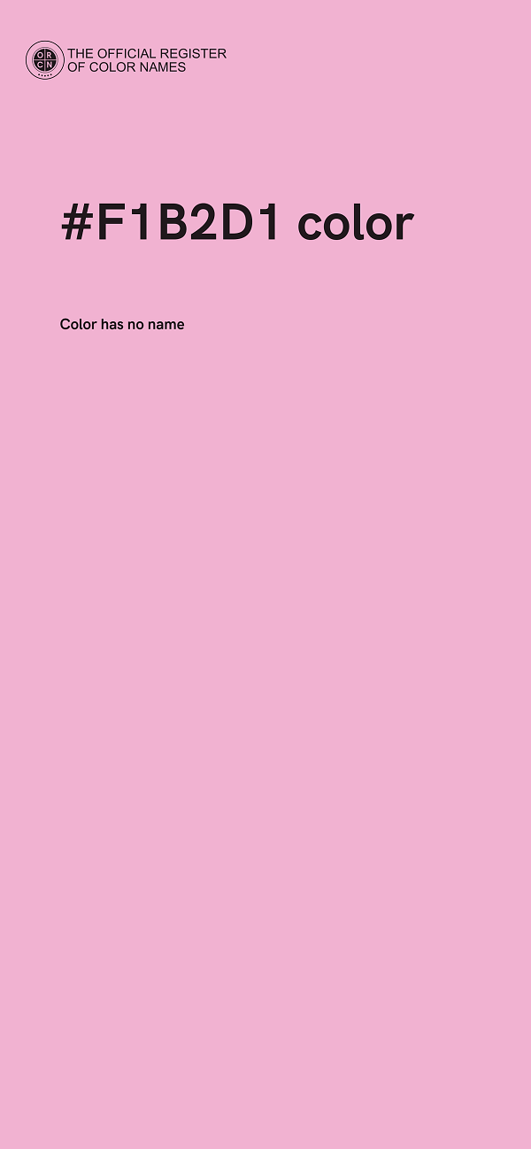 #F1B2D1 color image
