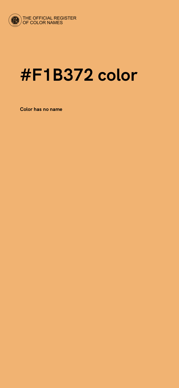 #F1B372 color image