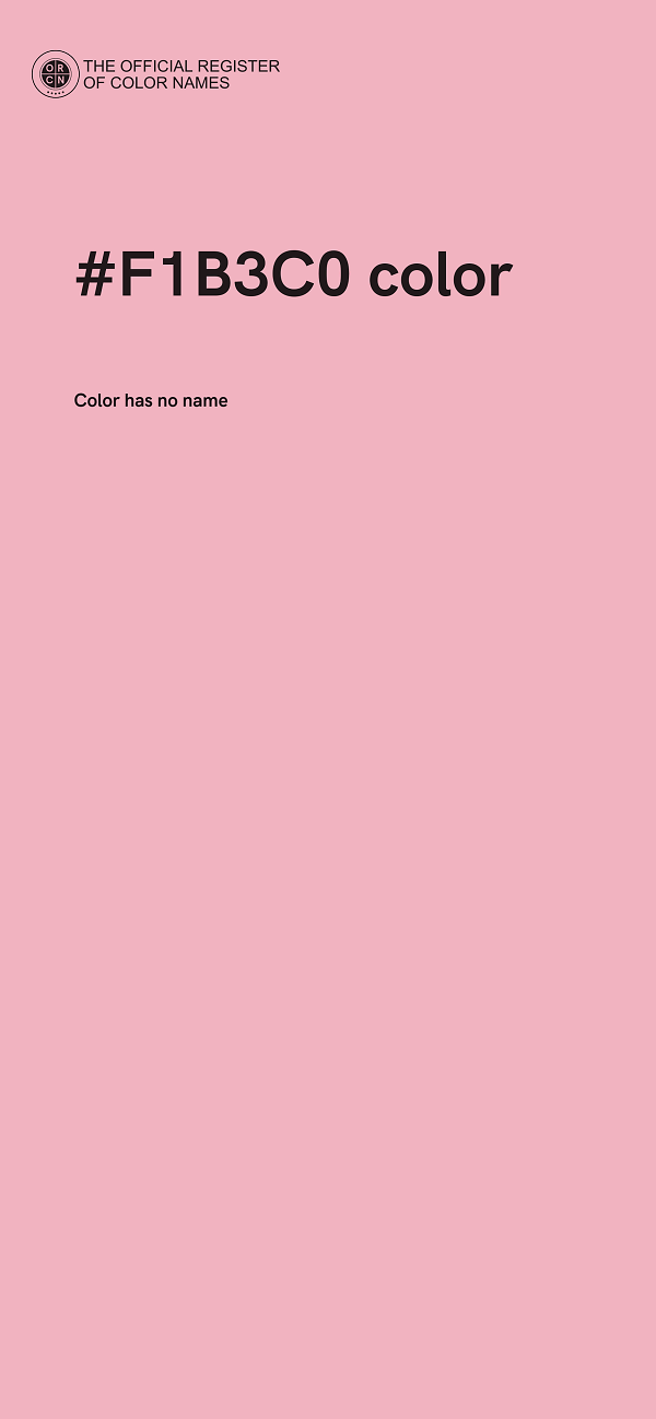 #F1B3C0 color image