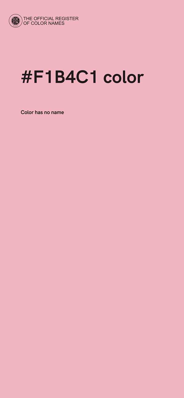 #F1B4C1 color image