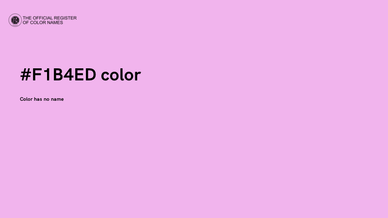 #F1B4ED color image