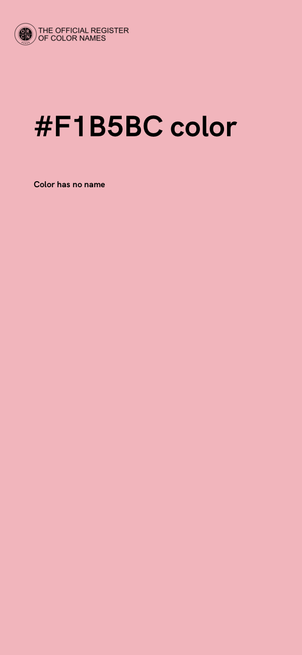 #F1B5BC color image