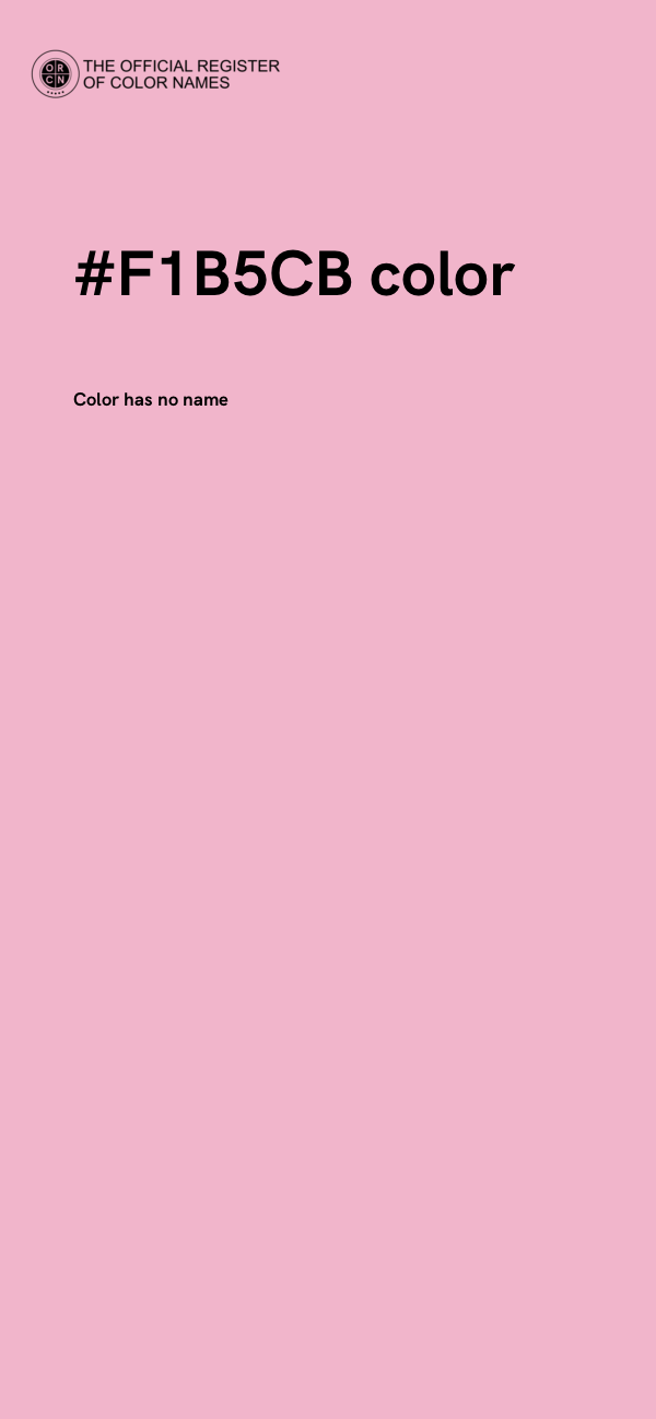 #F1B5CB color image