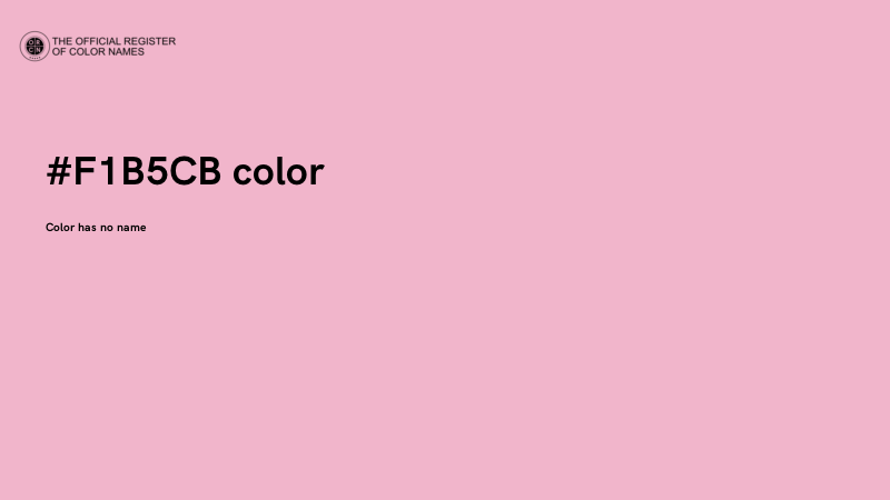 #F1B5CB color image