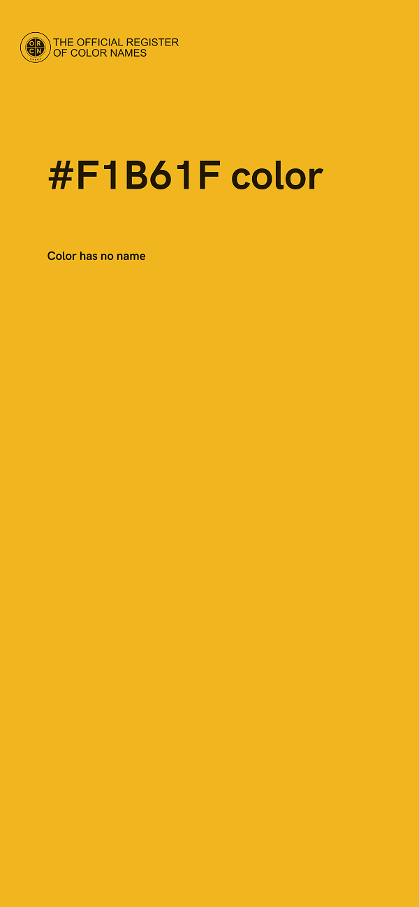 #F1B61F color image