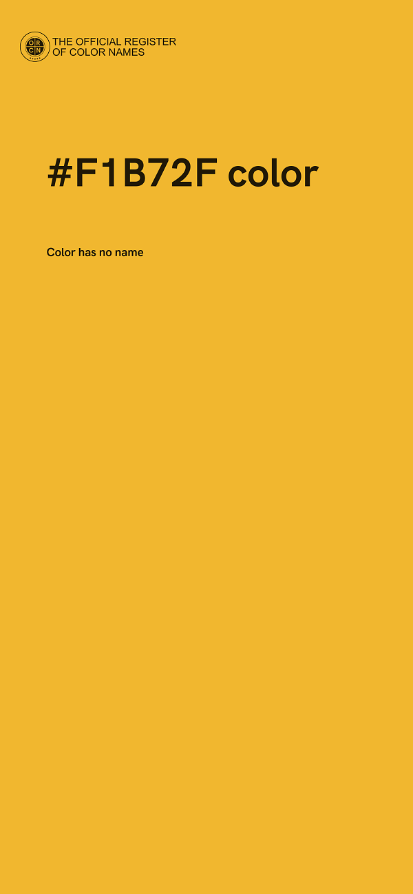 #F1B72F color image