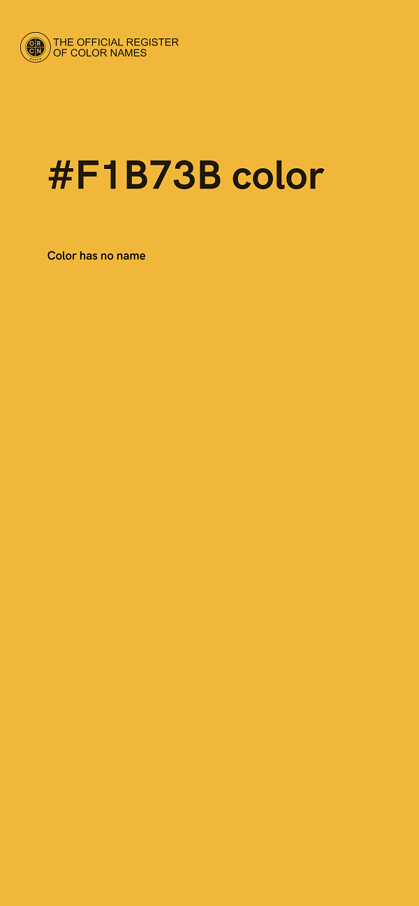 #F1B73B color image