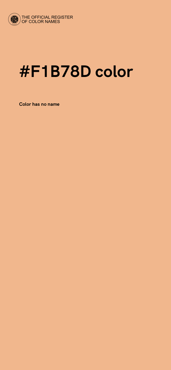 #F1B78D color image